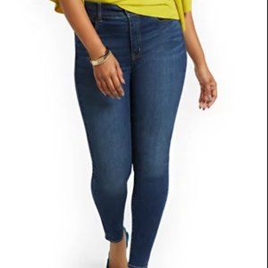 10 Blue Denim Jean No Gap Skinny Curvy Sculpting